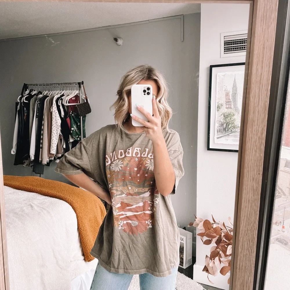 BILLABONG Green Graphic Tee!!_6